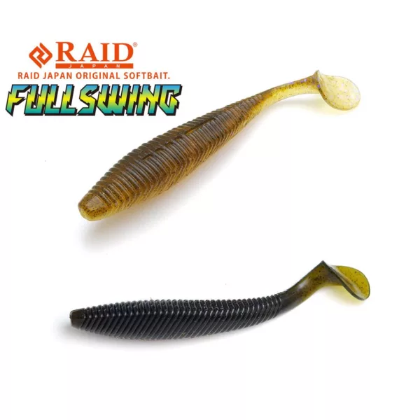 Raid Fullswing 12,7cm 001 Greenpumpkin Seed Plastová nástraha 5ks