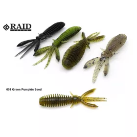 Raid Egubug 6,3cm 001 Green Pumpkin Seed Imitace Brouka 8ks
