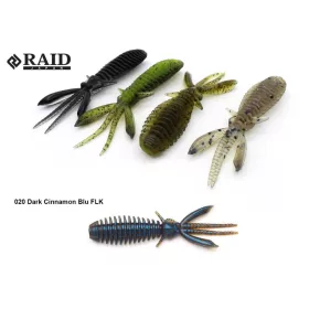   Raid Egubug 6,3cm 020 Dark Cinnamon Blu Flk Imitace brouka 8ks