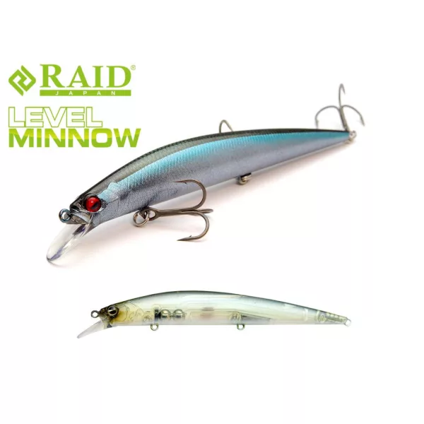 Raid Level Minnow 12,5cm 14gr 017 Natural Shad Wobler