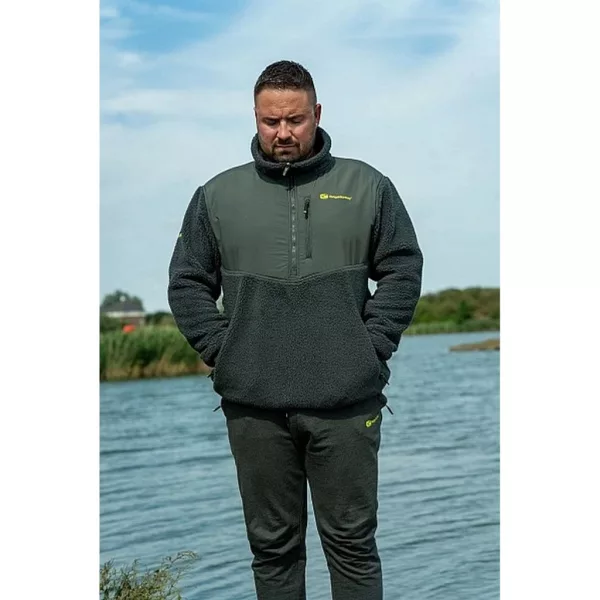 Ridgemonkey Apearel Thermapro Sherpa Fleece Green Mikina 3XL