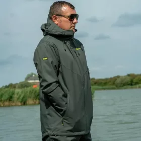   Ridgemonkey Apearel Thermapro Waterproof Shell Coat Green Pláštěnka 2XL
