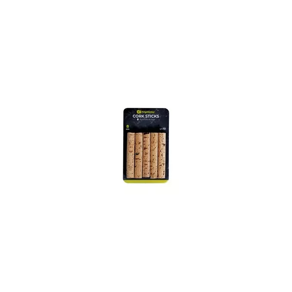 RidgeMonkey Combi Bait Drill & Cork Sticks 8 mm korek, balení po 10 kusech