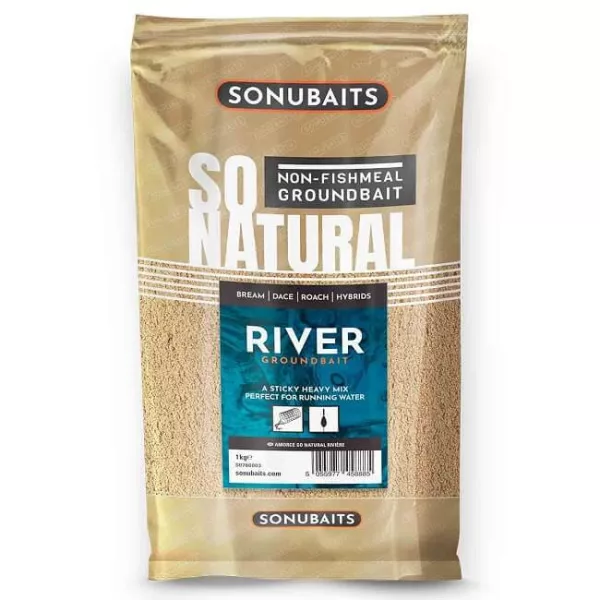 Sonubaits SONU SO NATURAL - RIVER (1KG) krmítková směs (S0780003) krmítková směs