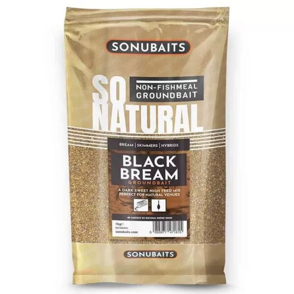 Sonubaits SONU SO NATURAL - BLACK BREAM (1KG) krmítková směs (S0780005) krmítková směs