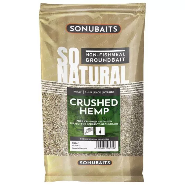 Sonubaits So Natural - Crushed Hemp 500gr (S0780012) krmítková směs