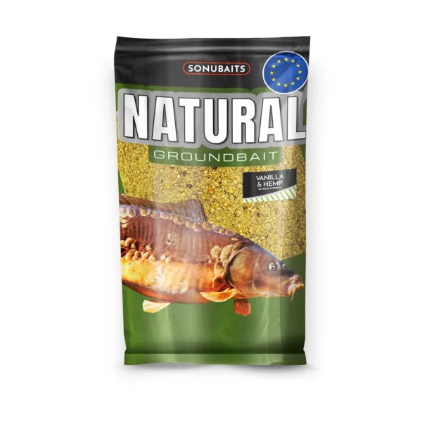 Sonubaits Natural Vanilka-Konopí Krmítková směs 1kg