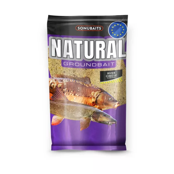 Sonubaits Natural River Cheesy Krmítková směs 1kg