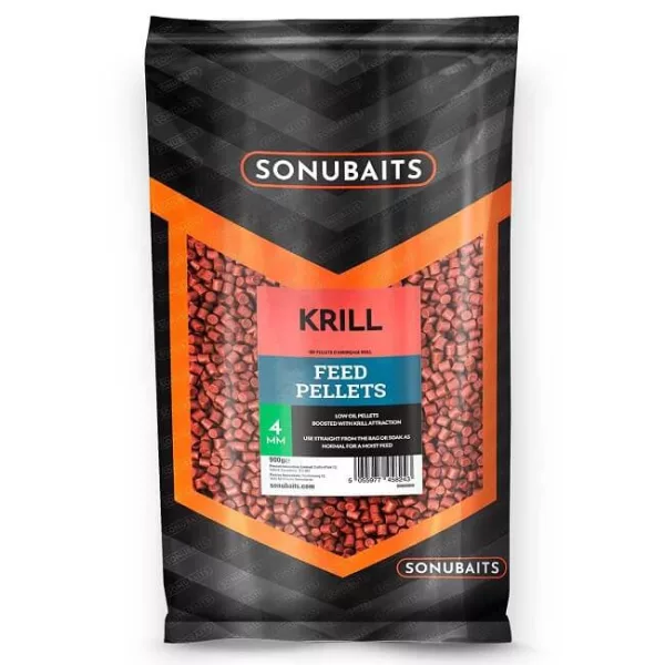 Sonubaits Krill Krmná peleta - 4mm (S0800008) krmná peleta ochucená