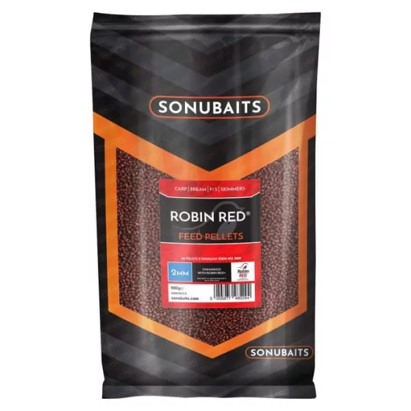 Sonubaits Robin Red Feed Pellet - 2mm (S0800015) ochucené krmné pelety