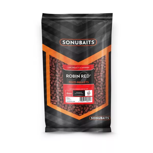 Sonubaits Robin Red Feed Pellet - 6mm (S0800017) ochucené krmné pelety