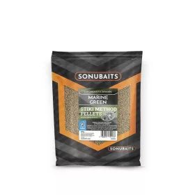   Sonubaits Stiki Method Pellets Mořská Zelená 2mm Krmné Pelety 650gr