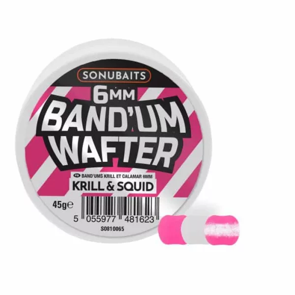 Sonubaits Bandum Wafters - 6mm Krill & Squid (S0810065) wafters nástraha na háček