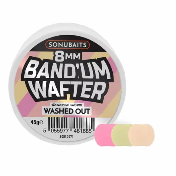 Sonubaits Bandum Wafters - 8mm Washed Out (S0810071) wafters nástraha na háček