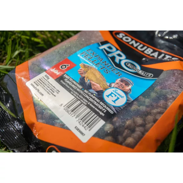 Sonubaits Pro Expander Pellets F1 6mm Krmné Pelety 500gr