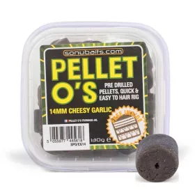  Sonubaits Pellet Os 14mm - Cheesy Garlic (S0960004) vrtaná háčková peleta