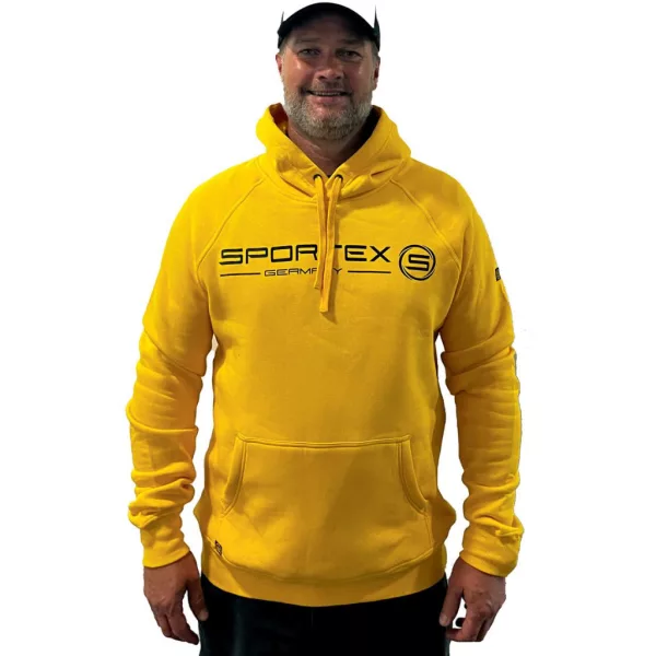 Sportex Mikina s kapucí žlutá Mikina M
