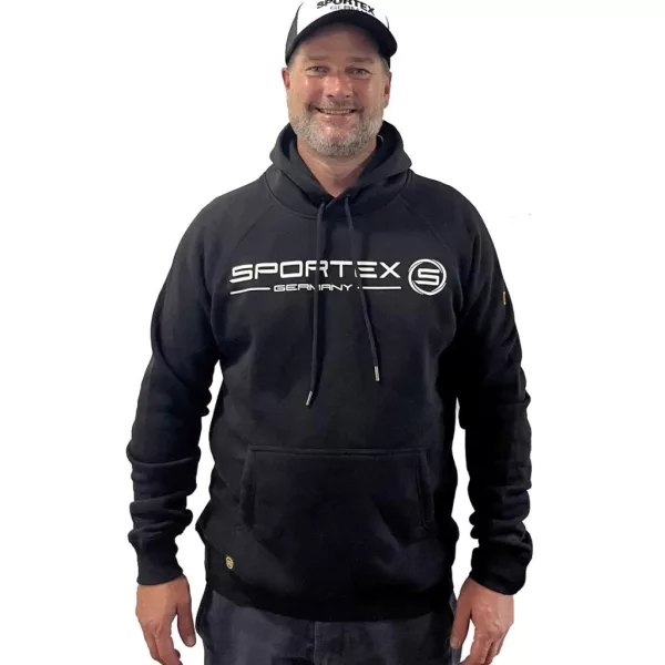 Sportex Hoodie Black Mikina s kapucí XL