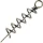 Sakura Soft Lure Screw 43mm 5ks Držák nástrahy