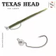Sakura - TEXAS HEAD 10G / Hook 2/0 X 3 - JIG hlavička