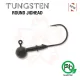 Sakura - TUNGSTEN ROUND JIGHEAD 1/16 - 1,8G / Hook #1/0 x 3pcs (Přírodní barva) - JIG hlavička