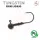 Sakura - TUNGSTEN ROUND JIGHEAD 3/16 - 5,3G / Hook #2/0 x 2pcs (Přírodní barva) - JIG hlavička