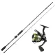 Sakura Almara ALMS 702 MH 2,13m 7-28gr Přívlačový prut + Alendo 4004 FD Naviják s přední brzdou s pletenou šňůrou Rybářský set