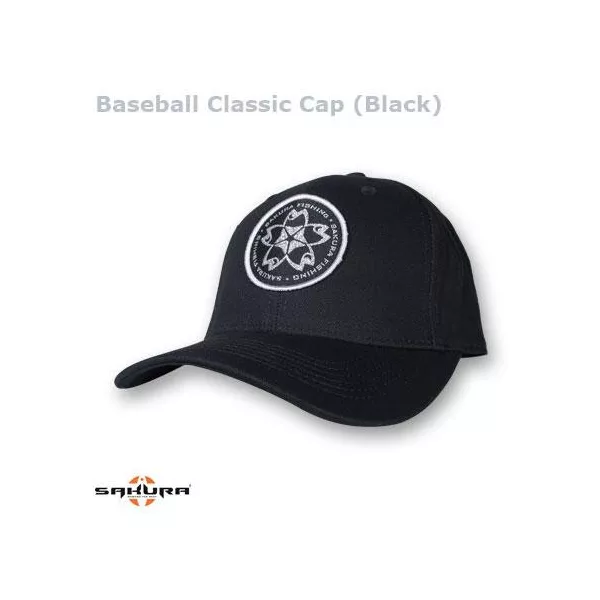 Sakura Cap Classic Black Baseballová čepice