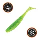 Sakura SLIT SHAD EVO 50 Guma Návnada Ghost Lime Chart) X 8 kusů - gumová nástraha 50mm - 8ks