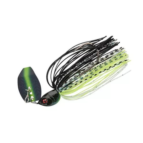 Sakura Cajun Čepelový jig 10,5gr JC20 Chatterbait - Černo-chartreuse