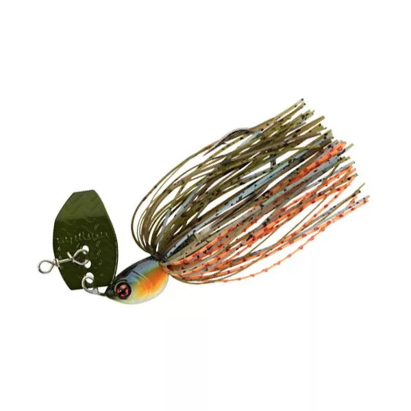Sakura Cajun Čepelový jig 10,5gr JC21 Chatterbait - Okounovec oranžový