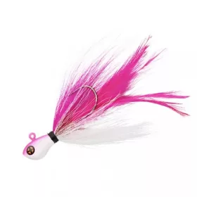   Sakura - R JIG BUCKTAIL 14 G - PS (Růžový sleď) - Pírková JIG hlavička
