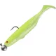 Sakura Shadura Rigged 100 gumová nástraha UV Purple Charteuse Shad 100mm - 7gr - Ready Rig - Předem namontovaná