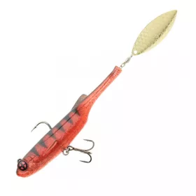   Sakura - SLASH BLADE 100 - 100MM / 21,5G - 098 (Crayfish Tiger) - Gumová nástraha - S rotujícím ocáskem