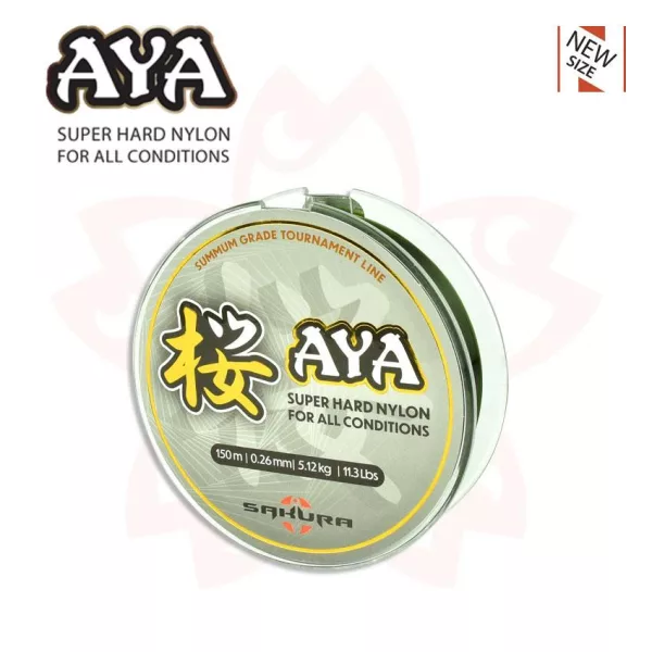Sakura Aya 150m 0,15mm přívlačový monofilní vlasec