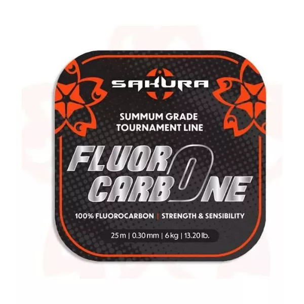 Sakura FLUOROCARBONE 25M vláčecí návazcový vlasec