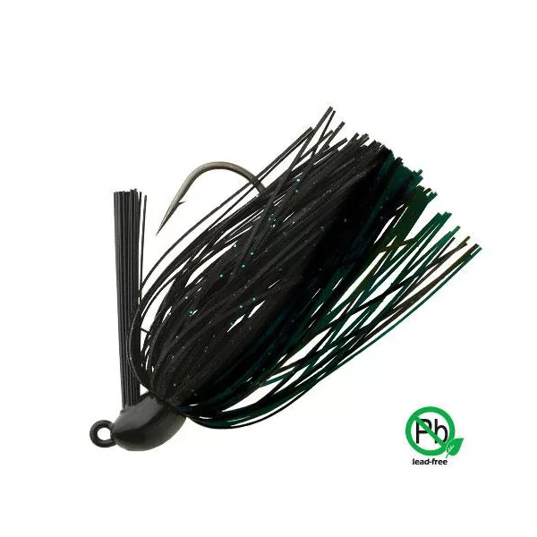 Sakura Tungsten Swim Jig 7,2gr B Sukňová Jig Hlava - Černá