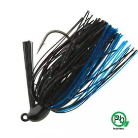   Sakura - TUNGSTEN SWIM JIG 1/4 OZ - 7,2G #BB (Černomodrá) - Sukňová JIG hlavička