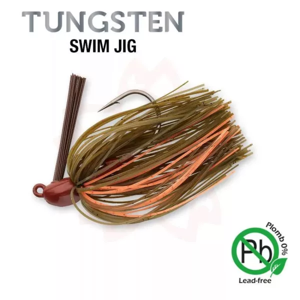 Sakura Tungsten Swim Jig 7,2gr BC Sukňová Jig Hlava - Bama Craw