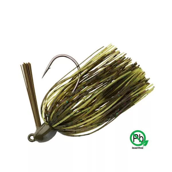 Sakura Tungsten Swim Jig 7,2gr CDC Sukňová Jig Hlava - Candy Craw