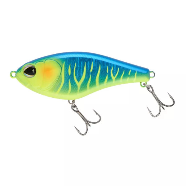 Sakura Baffeur Jerk 100 SS Obrácený Chart Tiger 10cm 41gr Jerkbait