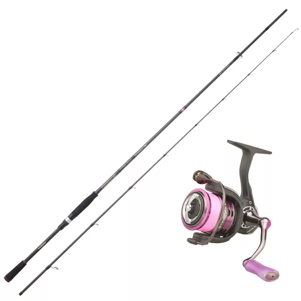 Sakura Stingray EGI STS 822 M 2,48m 7-30gr 2dílný přívlačový prut s navijákem Stingray EGI 2.0 2506 FD, s vlascem