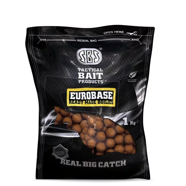 SBS Eurobase Ready-Made Boilies 1 Kg Liver Fishy 20 Mm Eurobase Boiled Boilie
