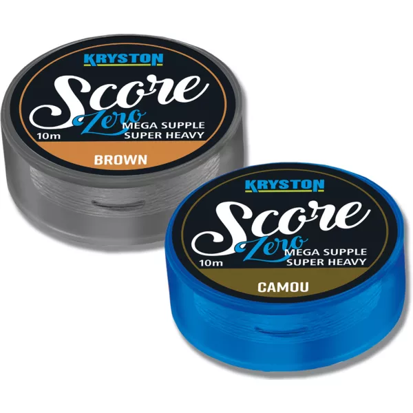 Kriston Score Zero Leadfree Leader 45lbs 10m Pletená návazcová šňůra-Camou