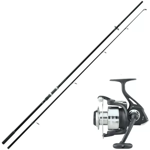 SRT Instinct CTX 3,05m 3lbs 2dílný boilies prut s navijákem Instinct S 601 FD s přední brzdou