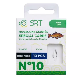   Sert Hook To Nylon Special Carpe 14 Háčková, Předvázaný Háček S Protihrotem 10ks