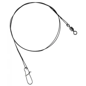   SERT - 7 STRAND TRACE + SWIVEL AND SNAP LINK - 50CM - 7KG - Odolný návazec proti překousnutí