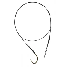   SERT - 7 STRAND TRACE WITH SINGLE HOOK - 60CM -15KG - Návazec odolný proti prokousnutí