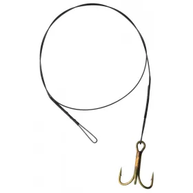   SERT - 7 STRAND TRACE WITH TREBLE HOOK - 60CM - 9KG - Návazec odolný proti prokousnutí