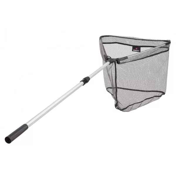 SERT - FOLDING PREDATOR NET RUBNET 180-2 (50X50) - Podběráková rukojeť se sítí - Rybářský podběrák pro přívlač